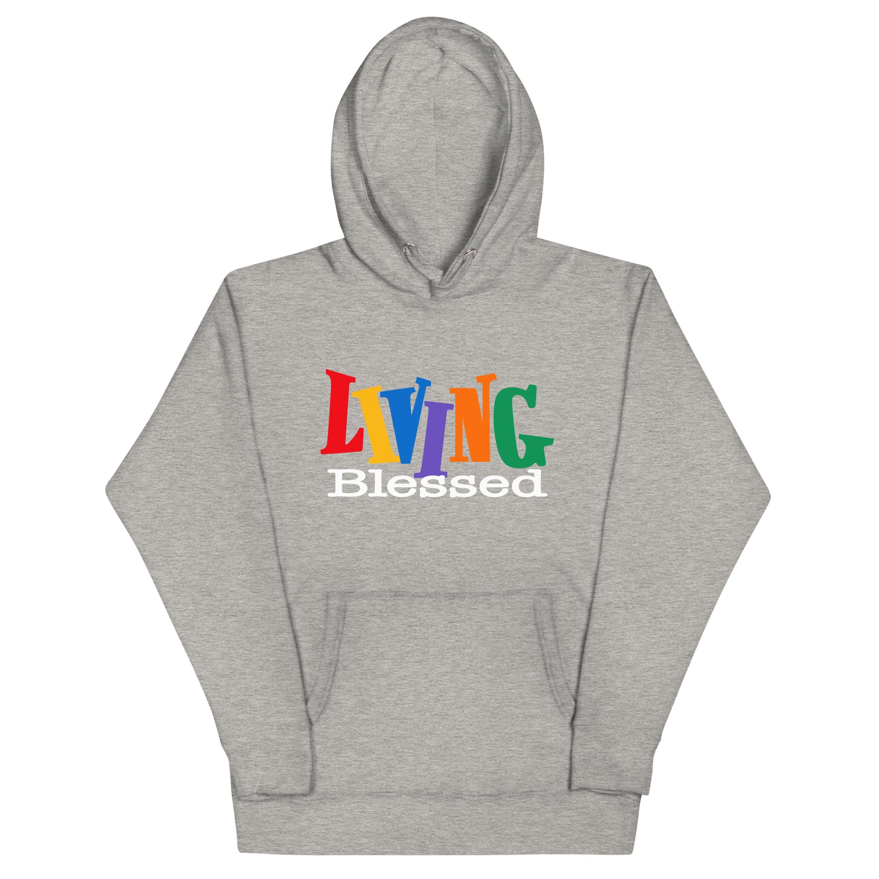 Unisex Hoodie 'LIVING BLESSED'