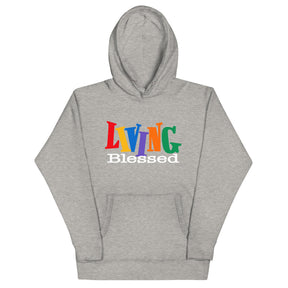 Unisex Hoodie 'LIVING BLESSED'